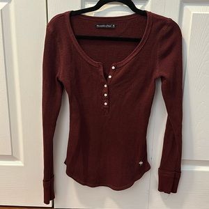 Abercrombie & Fitch Thermal knit Top